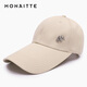 蒙奈特帽子女秋冬新款加長(cháng)帽檐遮陽(yáng)帽戶(hù)外潮牌棒球帽時(shí)尚四季休閑鴨舌帽 米色 可調節（54-60cm）