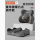 尼拉腰靠辦公室靠背墊按摩靠墊工位久坐神器椅子背部支撐腰墊護腰腰枕 【豪華套裝】腰靠+坐墊（雙灰）
