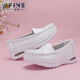 緋櫻氣墊護士鞋女軟底透氣鏤空不易累腳醫護工作鞋4-6816 白色 38 