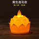梓嘉福蠟燭燈電子蓮花燈家用佛供燈佛前供燈led長(zhǎng)明燈佛堂供奉蠟燭燈觀 黃色蓮 花款 一個(gè)裝