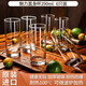 鷗欣水杯子進(jìn)口玻璃杯套裝喝水家用果汁耐熱透明綠茶杯泡茶杯 進(jìn)口直身290ML*6