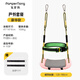 PAMPERNONG 寵愛(ài)儂秋千戶(hù)外兒童室內家用吊椅庭院蕩秋千寶寶嬰兒室外吊籃搖椅1803 戶(hù)外-粉色豪華款(后腰帶+前安全帶)