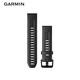 佳明（GARMIN）Fenix7S 碳黑色硅膠表帶（20mm）適用于F7S/F6S/MK2S/mk3-43mm/s70小