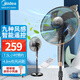 美的（Midea）電風(fēng)扇落地扇家用五葉大風(fēng)量輕音低噪臥室公寓客廳遙控立式定時(shí)風(fēng)扇 FS40-13GR