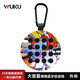 物酷（WUKU） 便攜式大音量戶外跑步運(yùn)動迷你藍(lán)牙音箱 插內(nèi)存卡小音響重低音炮 收款語音播報 涂鴉色