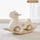 babyviva木馬兒童搖馬寶寶搖搖馬溜溜車(chē)二合一嬰兒周歲禮物小木馬 搖馬三合一