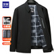 羅蒙白鵝絨多穿羽絨服男士冬季翻領(lǐng)加厚羽絨夾克外套保暖休閑爸爸裝男