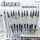 愛好（AIHAO）享握按動(dòng)中性筆大容量0.5mm子彈頭學(xué)生考試刷題筆辦公簽字水性筆黑色12支 GP270