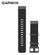 佳明（GARMIN）MARQ-領跑者/探險家/航海家/飛行家/賽車手/運動手表原裝快拆替換表帶 緹花編織尼龍混色黑