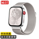 威千圖適用華為FIT4pro/FIT4/FIT3表帶米蘭尼斯磁吸不銹鋼華為FIT4pro表帶男女士款20MM接口【星光色】