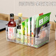 優(yōu)勤（YOUQIN）調料收納盒廚房家用多功能分格盤(pán)袋裝多格一體調味品罐置物架 【隔板可調】透明白