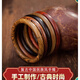歐陽(yáng)先生綠檀小葉紫檀木手鐲民族風(fēng)簡(jiǎn)約女士手環(huán)手鐲復古檀木手鐲 8mm虎皮檀56-62尺寸
