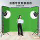 升輝 綠幕背景布綠色專(zhuān)業(yè)直播摳像支架加厚純色綠布補光燈拍照攝影便攜拍抖音錄制綠色巨幕專(zhuān)業(yè)背景架 巨幕背景架+綠布+球型補光燈套裝