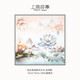 上海故事（STORY Of SHANGHAI）真絲絲巾女春夏百搭小方巾100%桑蠶絲披肩媽媽生日禮物 洛神賦
