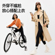 曲線主義塑形瑜伽褲收腹提臀鯊魚(yú)褲女士高腰收腹打底褲 厚絨款 顯瘦黑 XL