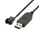 塵土USB轉(zhuǎn)4Pin風(fēng)扇升壓線 機(jī)箱風(fēng)扇連接線 USB 12V轉(zhuǎn)5V電腦風(fēng)扇 筆記本散熱墊風(fēng)扇電源線 USB轉(zhuǎn)4Pin 5V轉(zhuǎn)12V 電腦風(fēng)扇轉(zhuǎn)接線 30CM