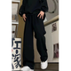 7家優(yōu)品 冰絲微喇休閑褲男士夏季款彎刀垂感西裝褲顯瘦修身長(zhǎng)褲子男 SBXS-C955-黑色 XL （尺碼偏小建議大一碼）