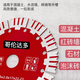 哥倫達多開(kāi)槽切割片混凝土墻角磨機開(kāi)槽機水電開(kāi)槽高標鋸片老顧客多買(mǎi)多送 195高標-5片打包