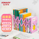 金得利鴨梨貓大號金屬可伸縮書立架桌上書架學(xué)生文具多功能可折疊創(chuàng)意收納簡易書夾書靠書擋書板酸果蔓SN403