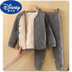 迪士尼品牌童裝校服神器580G綿羊毛兒童冬季棉襖棉褲男童女童保暖內衣套 灰校服神器套裝 140