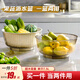 佳幫手洗菜盆瀝水籃客廳水果盤廚房塑料雙層淘菜洗菜籃淘米藍(lán)濾水籃