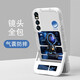 火麒馬 vivox27手機殼硅膠新款保護套帶隱形支架防摔全包軟殼直邊男女款創(chuàng)意個性 X27白藍潮牌宇航員 翻蓋支架