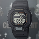 卡西歐（CASIO）時尚經(jīng)典小方塊多功能休閑男士運動表WS-1400H-1B 4A 1A 3A電子表 W-737HX-1AV