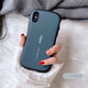 廷家和 IFace新款iphone蘋果XsMax手機殼iphone7保護套8plus磨砂全包防摔x小蠻腰6男女潮xr防滑xs防刮潮 一代磨砂藍  蘋果x/xs