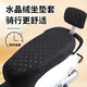 MDNG【加厚】水晶絨電動(dòng)車(chē)保暖坐墊踏板車(chē)摩托車(chē)靠背坐墊套電摩座套 水晶絨黑色 大號60-65CM【冬季加厚款】