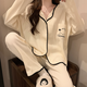 JIOESC睡衣女春秋季長(cháng)袖長(cháng)褲2025年新款卡通可愛(ài)寬松女士家居服兩件套裝 851 帕恰狗 L【100-120斤】