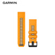 佳明（GARMIN）Fenix8運動(dòng)手表替換表帶原廠(chǎng) 靚橙/墨灰拼色硅膠表帶26mm適用F8 51mm/泰8 51mm/本能3 50mm/安奪3