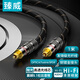 臻威（ZHENWEI）發(fā)燒級 數(shù)字光纖音頻線 方口Optical 5.1多聲道 功放/藍(lán)光機(jī)/家庭影院連接線 1米