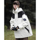 Foss Phil美式hiphop沖鋒外套潮牌男女春秋季新款戶外登山衣服青少年夾克 JKCY-9236卡其 L 【120-135斤】