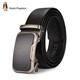 暇步士（Hush Puppies）皮帶男士真皮腰帶商務(wù)生日禮物送男友送老公層牛皮自動(dòng)扣高端褲帶 【禮盒包裝】黑色023W（外扣款） 115cm