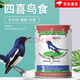 開元（KO）寬元四喜鳥飼料喜鵲食料黃鸝鳥糧500g 500g 1瓶
