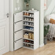 灝森夢(mèng)鞋柜門(mén)口窄款進(jìn)門(mén)小戶(hù)型立式家用玄關(guān)轉角拐角儲物柜門(mén)口鞋架 【四門(mén)八層】暖白色118CM