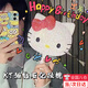 卡萊茵hellokitty鏡子粘鉆碎鉆鏡子diy貼鉆材料包送閨蜜女朋友生日禮物 白色kitty貓鏡子+材料包 一件裝