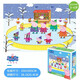 小豬佩奇（Peppa Pig）拼圖兒童3-6歲7-10歲100粒拼插拼裝卡通新年禮盒 滑冰場(chǎng)（48粒）