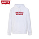Levi's【特價(jià)來(lái)襲】李維斯女士春季時(shí)尚美式經(jīng)典潮流時(shí)尚寬松衛衣 白色 XS