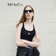 MO&Co.【UPF40+防曬服】美背運動(dòng)背心時(shí)尚防曬內搭外穿上衣摩安珂 黑色 S 160