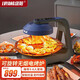 綠陽(yáng)（LVYANG） 可旋轉(zhuǎn)電燒烤爐家用電烤盤照燒爐多功能烤涮一體火鍋烤肉兩用鍋無(wú)煙紅外線電烤爐韓式烤肉鍋 【T6智能款|藍(lán)色】加購(gòu)送禮包+可拆洗+旋轉(zhuǎn)均勻受