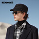 卡蒙（Kenmont）男士帽子平頂帽戶外四季通用鴨舌帽英倫時尚休閑旅游帽km-2528