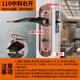 金喜多衛(wèi)生間門鎖紅銅色凹弧斜面衛(wèi)浴鎖通用型廁所洗手間廚房門執(zhí)手鎖具 中斜 110孔40消聲舌 右開紅古 35mm通用型不帶鑰匙