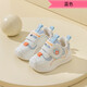 Ginofu童鞋機能鞋春秋款單鞋學(xué)步鞋寶寶軟底防掉小童一歲男女小童寶寶鞋 天藍色K96 18  內長(cháng)13.3腳長(cháng)約12.4-12.8