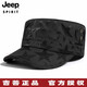 JeepJEEP吉普帽子男新品四季平頂帽五星迷彩鴨舌帽戶(hù)外遮陽(yáng)帽百搭太陽(yáng)