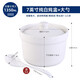 瓷航（CiH） 燉盅陶瓷餐廳燉湯盅燕窩湯盅碗帶蓋蒸蛋碗隔水燉甜品盅酒店定制 七C 純白燉盅配瓷勺1350