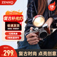 ZENIKO VC3Bi復古補光燈雙色溫外拍常亮攝像婚慶跟拍可調色溫攝影拍照燈光便攜視頻拍攝熱靴燈 單燈標配