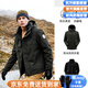 吉普（JEEP）官方戶外三合一抓絨沖鋒衣男春秋保暖防風(fēng)雨登山服可拆卸防水外套 黑橄欖4081牧馬人系列 XL（150-170斤）