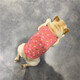 嬉皮狗 寵物狗狗背心法國斗牛犬夏薄款服飾中小型犬八巴哥英斗潮牌衣服 紅色（小碎花） M(17斤左右)