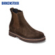 BIRKENSTOCK勃肯德國進(jìn)口新品女款絨面革Highwood短筒切爾西靴子 棕色/摩卡棕窄版1025756 37